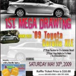 2009 Toyota Corolla Raffle