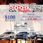Toyota, Nissan and Mazda Raffle