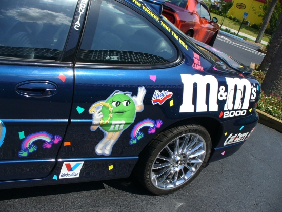 1998 Pontiac M&M Pace Car Side 1998 Pontiac M&M Pace Car Side