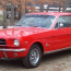 Classic Red 1965 Ford Mustang