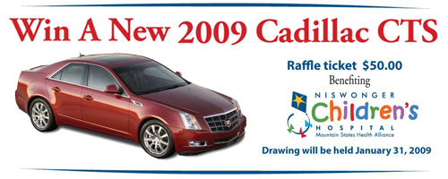 2009 Cadillac CTS Raffle - OldCarRaffle.com