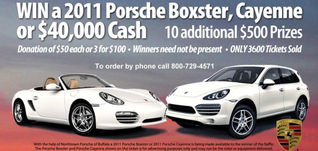 Rotary of Clarence Porsche Raffle