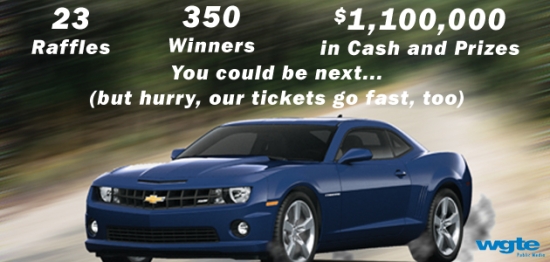 WGTE's 2011 Camaro or Cash Raffle!