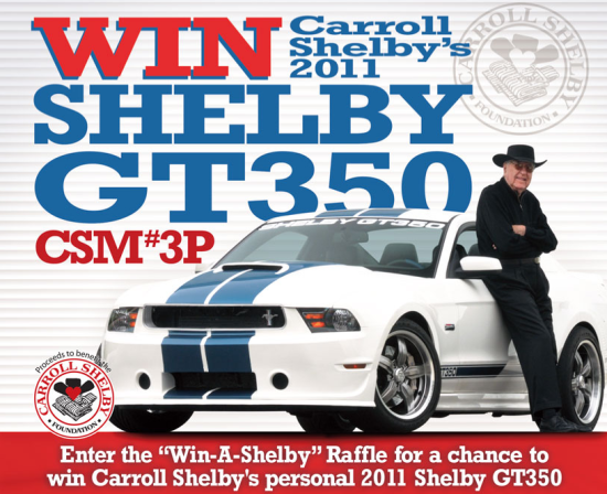 Win Caroll Shelby's Shelby GT350!