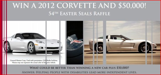 Easter Seals 2012 Corvette #54 