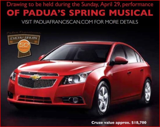 Padua Franciscan 2012 Chevy Cruze 