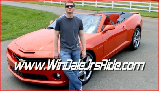 Dale Jr's 2012 raffle for 2011 Camaro Convertible 