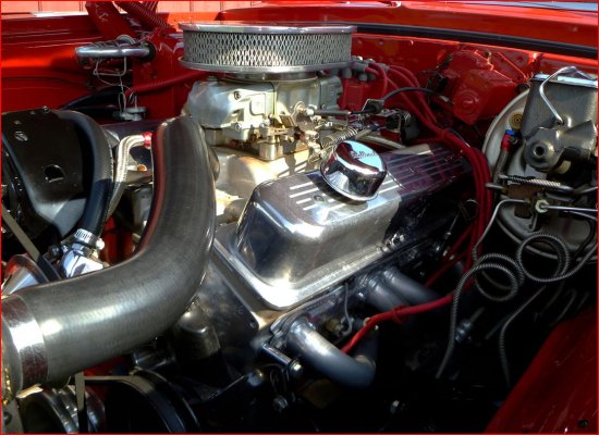 Lena-Winslow High School 1970 Nova SS engine 