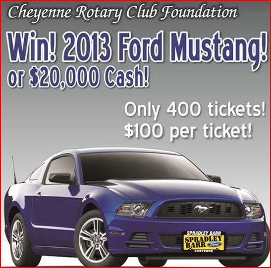 Rotary Club of Cheyenne 2012 - 2013 Mustang -flyer