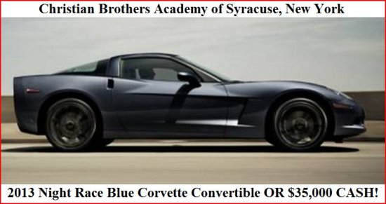 Christian Brothers Academy 2013 Corvette