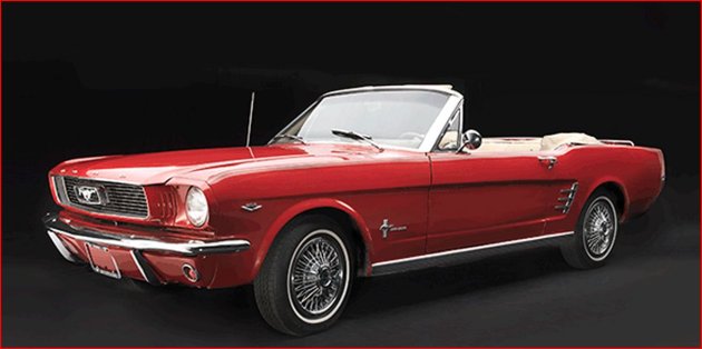 Northeast Classic Car Museum 2013 - 1966 Mustang Convertible -