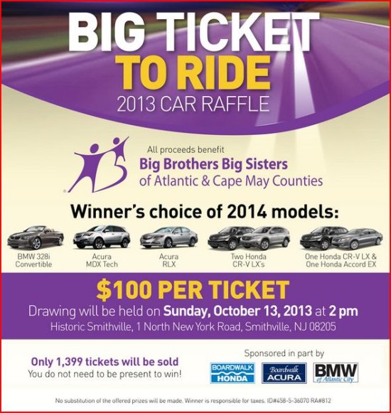 Big Brothers Big Sisters of Atlantic & Cape May Counties -2013 Flyer-