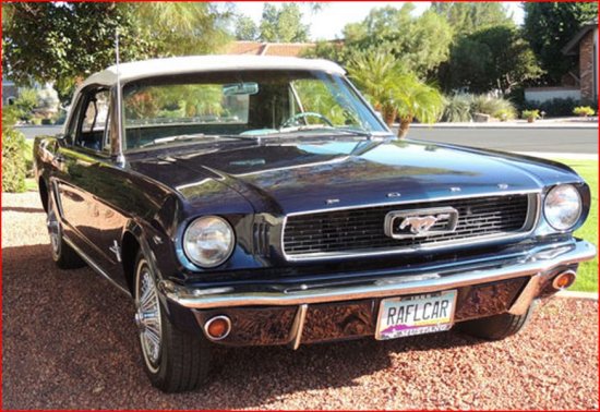 Mahnah Club of East Valley 2014 _ 1965 Mustang Convertible - rt, front