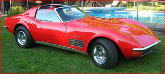 Notre Dame H.S. 2013 - 1972 Corvette -.