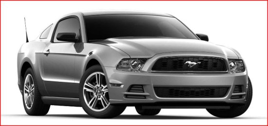 Holy Rosary Catholic Church 2014 Summer Social Raffle - 2014 Mustang - right front