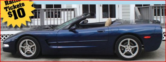 Kent Memorial Library 10-26-2014 raffle - 2000 Corvette Convertible - left side