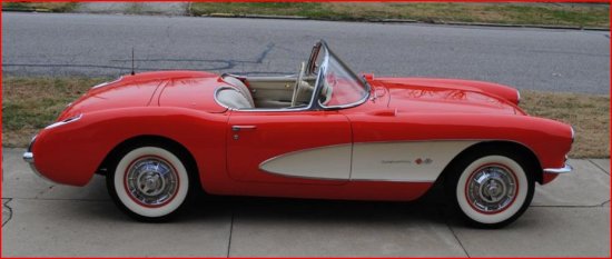 St. Bernard Church 2014 - 1957 Corvette Convertible - right side