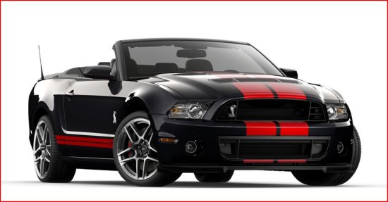 Shelby American Collection 8-30-2014 raffle - 2014 Shelby Mustang GT500 Convertible - right side. #2