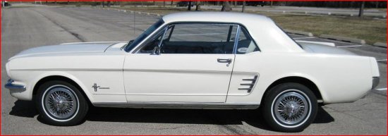 Rotary Club of Waukegan 9-20-2014 raffle - 1965 Mustang or $10,000 Cash - left side