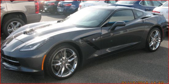 Horsey Family Youth Foundation 10-18-2014 Raffle - 2014 Corvette Stingray - left side