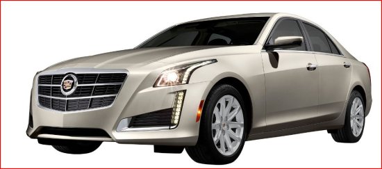 WGTE Public Media 10-17-2014 raffle - 2014 Cadillac CTS Sedan AWD car OR a $50,000 cash - left front white