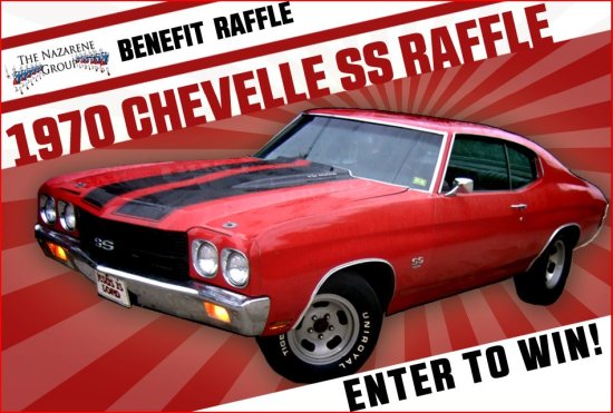 Nazarene Group, Inc 12-16-2014 raffle - 1970 Chevy Chevelle SS 454 - Flyer