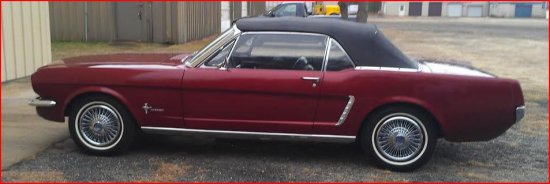 Vintage Auto Museum of New Jersey 12-08-2014 Raffle - 1964 Mustang Convertible - left side.#3