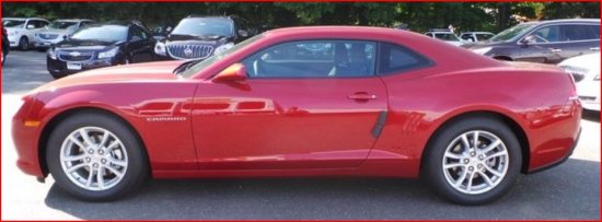 St. John Paul II Catholic School 1-31-2015 raffle - 2015 Chevy Camaro Coupe - left side