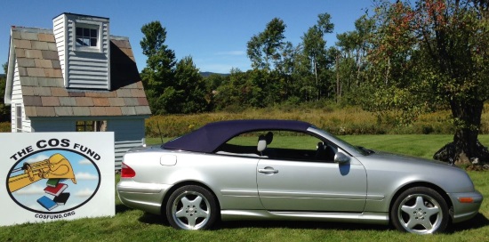 Cos Fund 3-01-2015 raffle - 2001 Mercedes Benz CLK 430 Convertible - right side