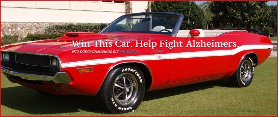 Brevard Alzheimer’s Foundation 5-16-2015 raffle - 1970 Dodge Challenger RT Convertible - left side top dn