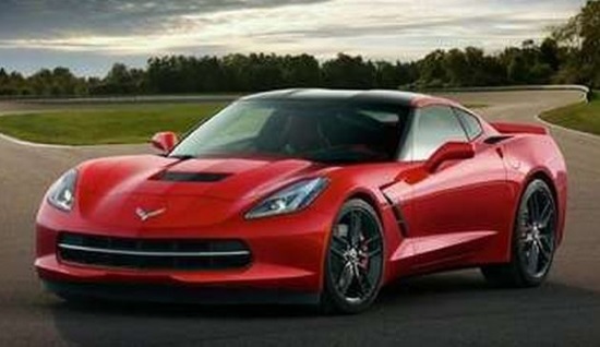 Center for Enriched Living 5-04-2015 raffle - 2015 Corvette Stingray Coupe 1LT or $40,000 Cash - left front