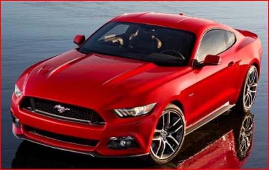 Rochester Lions Club Charities 8-09-2015 raffle - 2015 Ford Mustang GT - left front