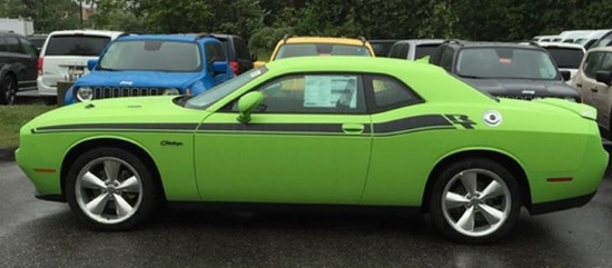 Bakerville Library 9-26-2015 raffle - 2015 Dodge Challenger RT Plus - Left side 2