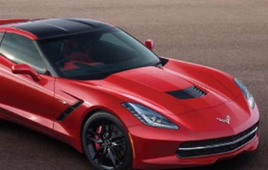 Easter Seals 9-26-2015 raffle - 2016 Corvette Stingray Coupe and $50,000 - right front