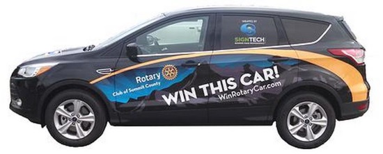 Rotary Club of Summit County 9-12-2015 raffle - 2015 Ford Escape - left side