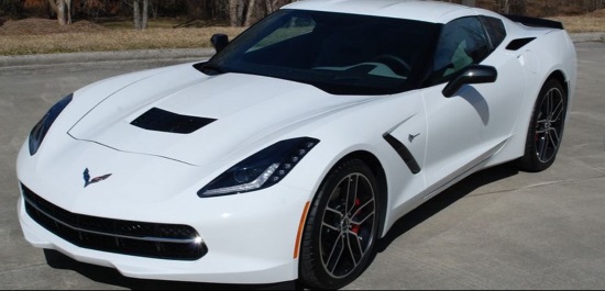 Dale Jr. Foundation 10-01-2015 raffle - 2015 Corvette Stingray Z51 Coupe - left front