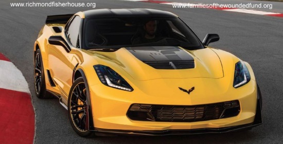 South Richmond Rotary Club 3-19-2016 raffle - “ build “ a 2016 Corvette Stingray - yellow