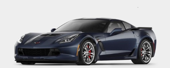 Jimmie Johnson Foundation 11-20-2016 drawing - Jimmie Johnson’s 2016 Corvette Z06 Coupe - left front