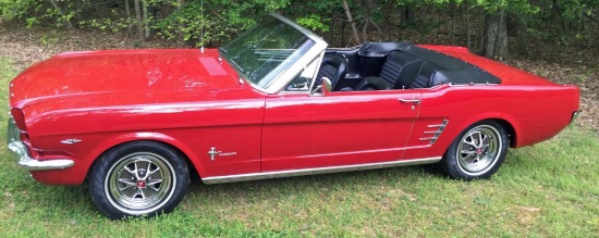 Rotary Club of Bailey's Crossroads 9-25-2016 raffle - 1966 Ford Mustang Convertible or $20,000 Cash - left side top dn.#3