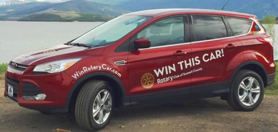 Rotary Club of Summit County 9-10-2016 raffle - 2016 Ford Escape SE 4WD - left side