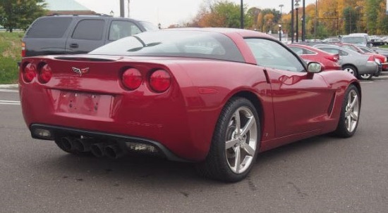 Corvette Enthusiasts Community Foundation 10-13-2016 raffle - 2008 Corvette Coupe - right rear 