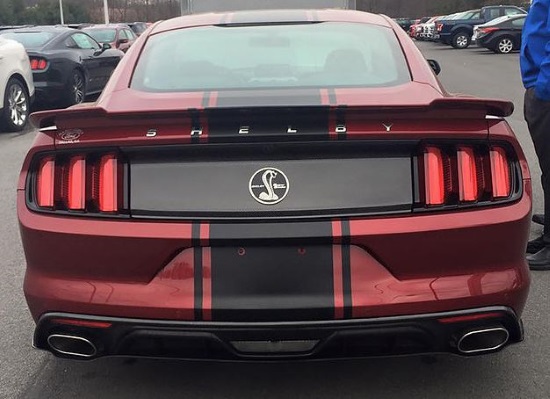 KofC #4245 Council 10-02-2016 raffle - 2016 Mustang Shelby Super Snake - rear 