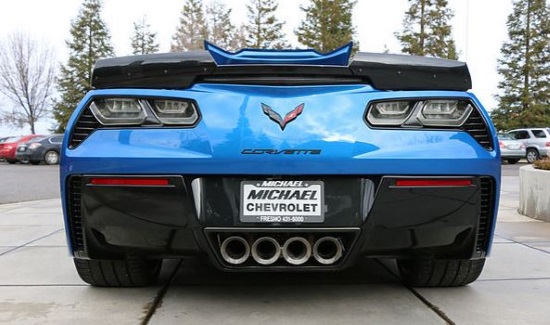 Ronald McDonald House Charities of the Central Valley 12-16-2016 raffle - 2016 Corvette Z06 Convertible -plus- $20,000 Cash - rear 