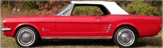 Vintage Automobile Museum of New Jersey 12-04-2016 raffle - 1966 Ford Mustang Convertible - left side