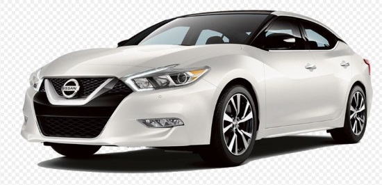 Children's Museum of New Hampshire 2017 Spring raffle - 2017 Midnight Edition Nissan Maxima or $20,000 cash - left front