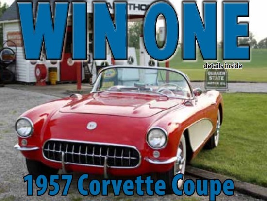 Colonel Crawford Eagles All-Sports Booster Club 4-01-2017 raffle - 1957 Corvette Convertible or $40,000.00 Cash - left front Win 