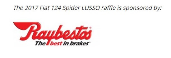 Center for Enriched Living 5-01=2017 raffle - 2017 FIAT 124 SPIDER LUSSO or $30,000 Cash - Ad brake 