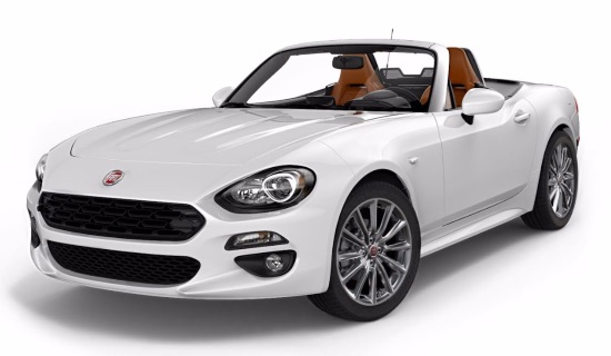 Center for Enriched Living 5-01=2017 raffle - 2017 FIAT 124 SPIDER LUSSO or $30,000 Cash - left front