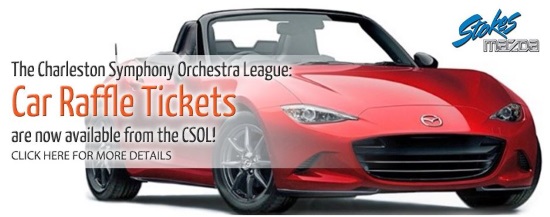 Charleston Symphony Orchestra League 5-26-2017 raffle - 2017 Mazda Miata Grand Touring plus $10,000 for Taxes - right front AD 