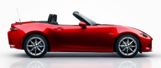 Charleston Symphony Orchestra League 5-26-2017 raffle - 2017 Mazda Miata Grand Touring plus $10,000 for Taxes - right side